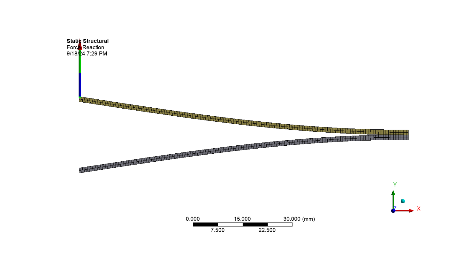 fracture analysis contact debonding