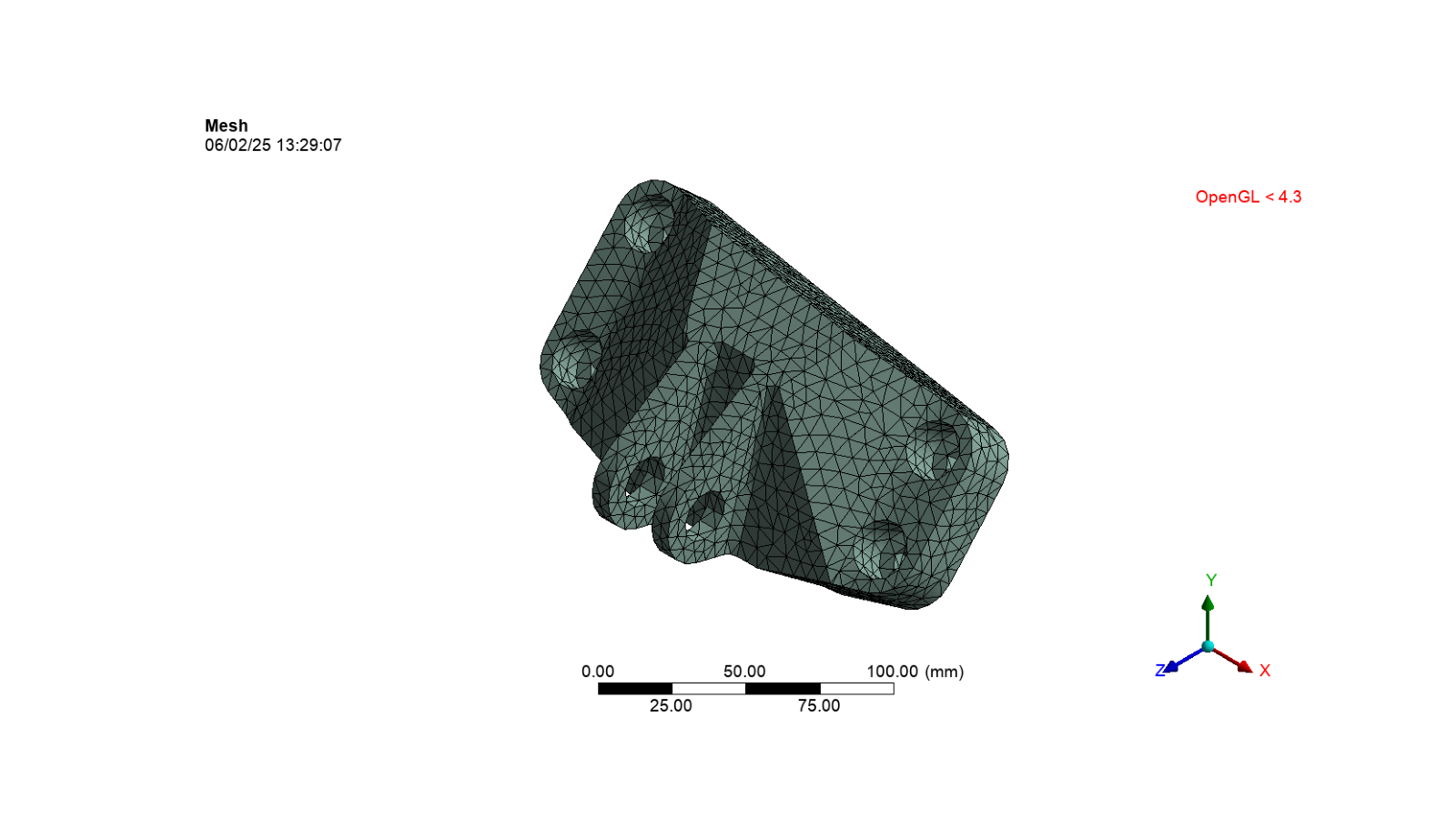 shape optimization bracket model